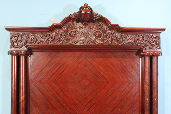 087d - 4 piece solid mahogany bedroom suite