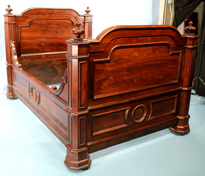 079c - Finest Quality Rosewood Victorian day bed-19