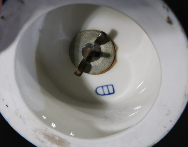 328f - 2 pieces, Royal Vienna vase and Jacob petite