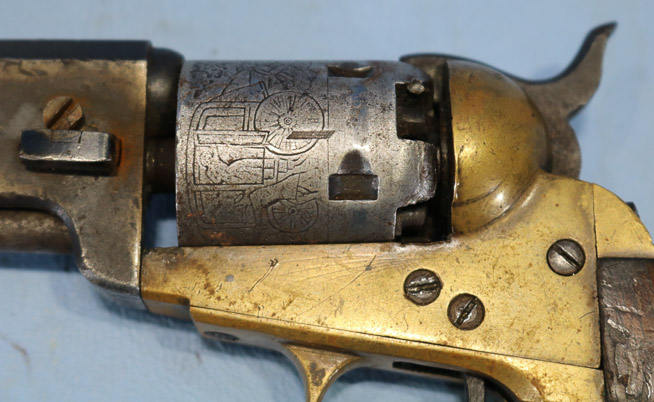 009b - Black powder cap and ball 32 caliber pistol-18