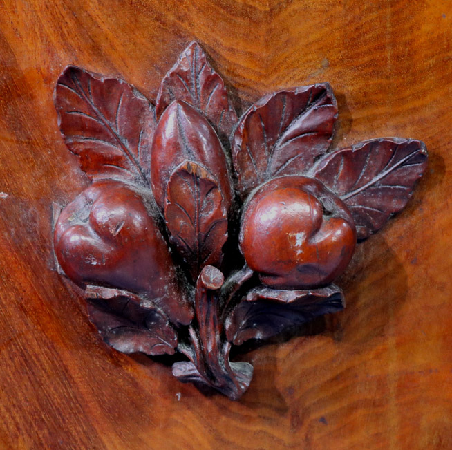 079e - Beautifully carved English sideboard-4