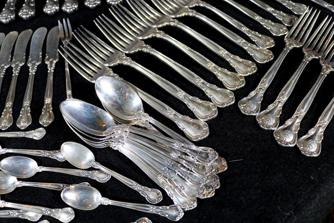 004b - Gorham Chantilly sterling silver flatware