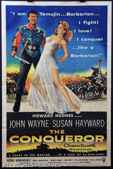 110a - The Conqueror, 27 x 41, Design. 1