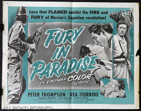 128a - Fury in Paradise, 22 x 28, Design. H