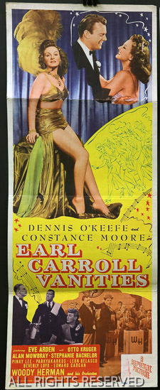 139a - Earl Carroll Vanities, 14 x 36, Design. IN