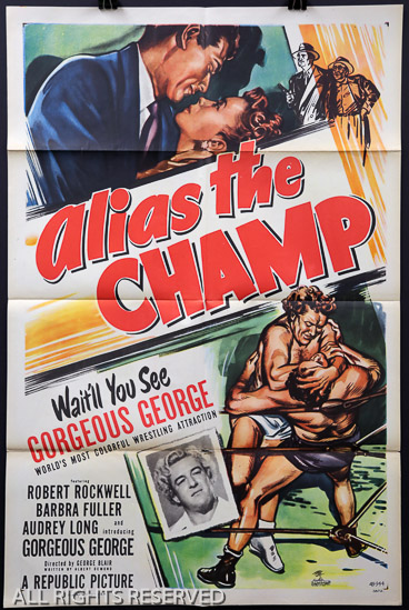 190a - Alias the Champ, 27 x 41, Design. 1
