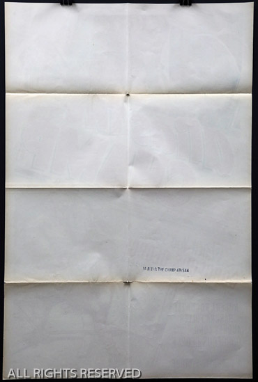 190b - Alias the Champ, 27 x 41, Design. 1
