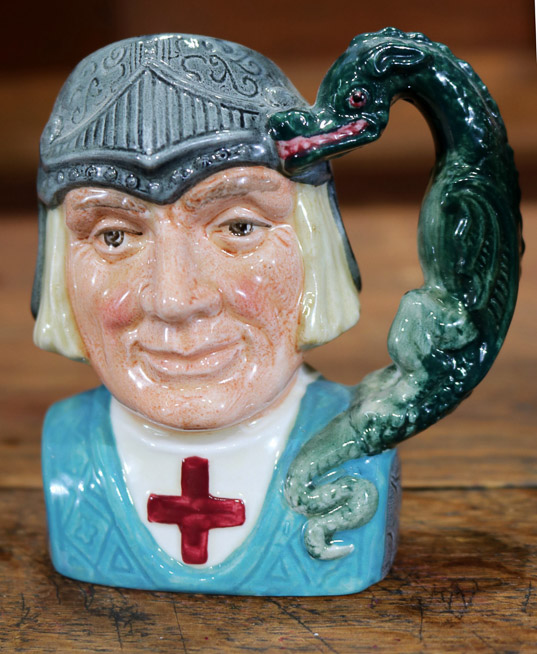 129d - 4 Royal Doulton Toby mugs, 4 in. T.-11