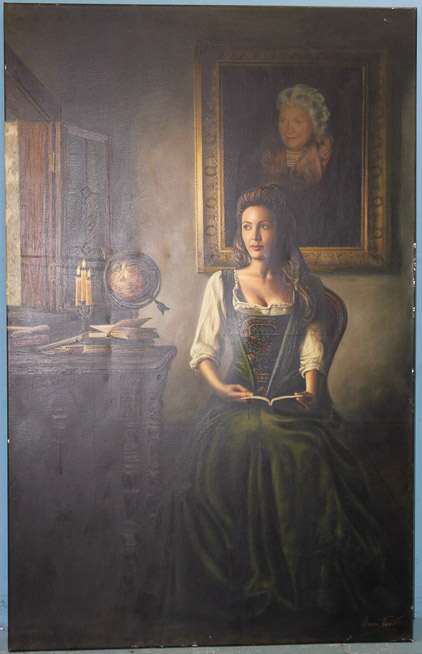 455a - Contemporary large photo of Angelo Julie look-a-like