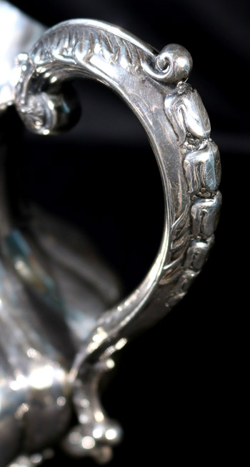 005e - Birks sterling silver water pitcher, 9 in. T.