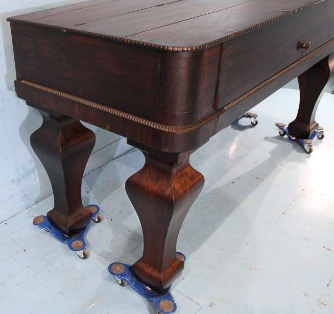 174b - Rosewood Empire piano case made into a desk