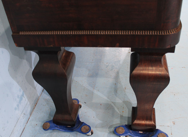 174c - Rosewood Empire piano case made into a desk