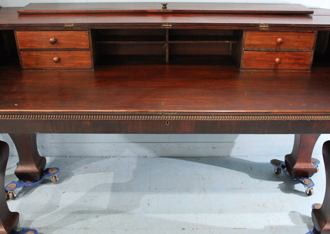 174d - Rosewood Empire piano case made into a desk