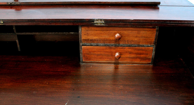 174e - Rosewood Empire piano case made into a desk