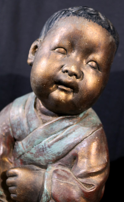 313c - Pair of Chinese piano babies, 16 in. T.
