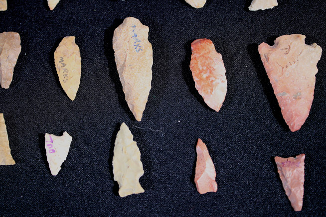339b - 62 Arrow heads found all over MS Delta