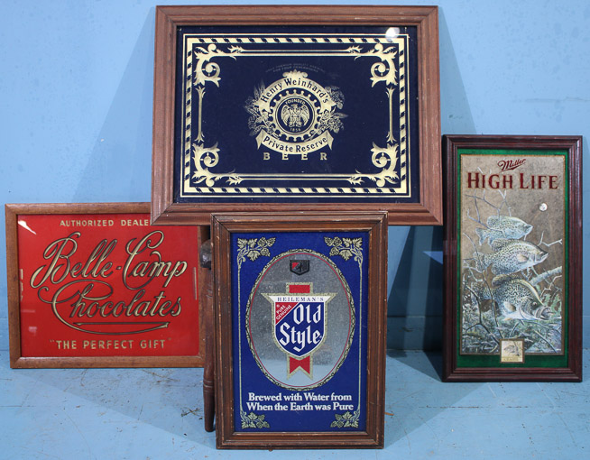 344a - 4 framed advertisements, 22 x 28