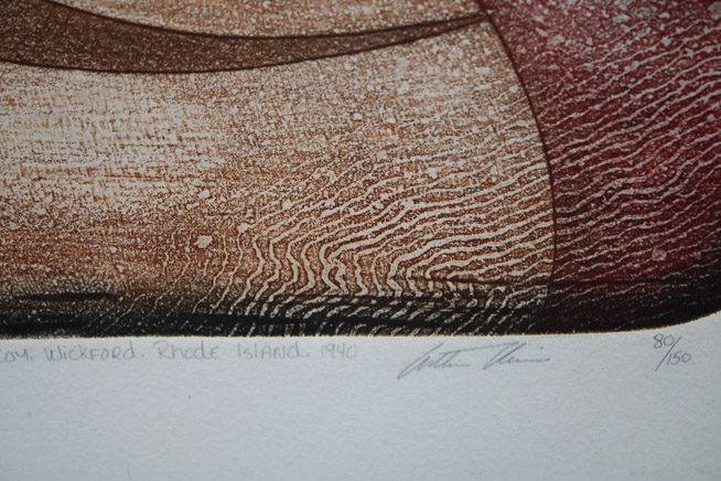 401c - Pair of duck prints, both matted and framed
