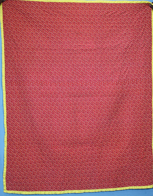 433g - Dutch doll pattern quilt with birth certificate embroidery