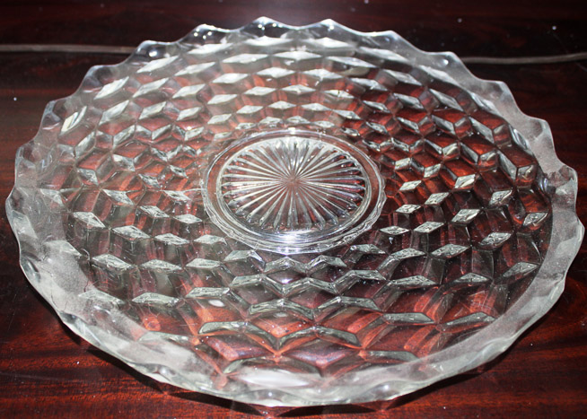 264a - American Fostoria platter, 14 in. R.