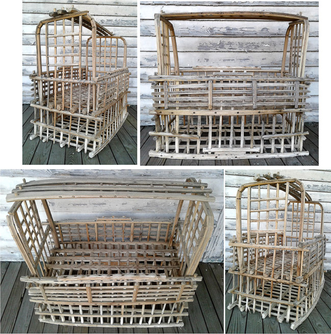 397a - NATIVE PACIFIC ISLANDERS SHALLOW WATER WOODEN FISH TRAP