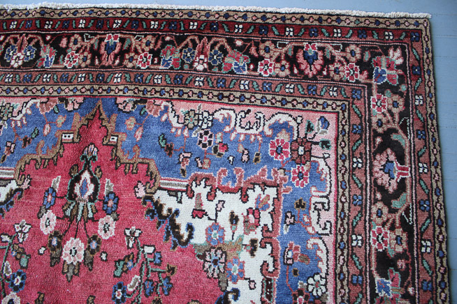 484b - Handmade Hamadan Persian rug