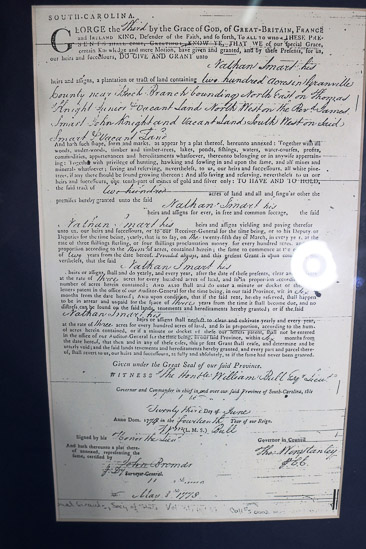 266c - Old Revolutionary war documents framed, 24.5 x 30.5