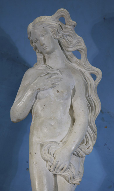 241b - Composition statue of Venus Rising, 34 in. T.